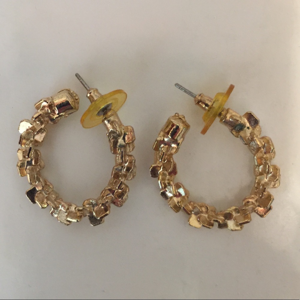 Gold plated earrings